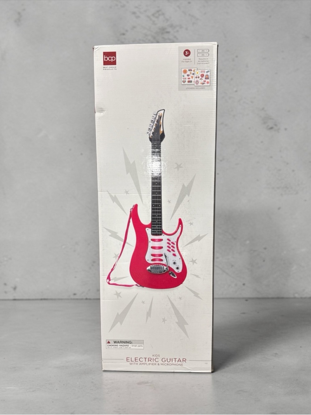 BCP Kids Electric Guitar - Pink with Amp. Brand New never opened